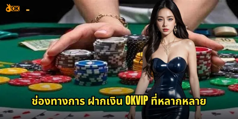 เติมทุนง่าย ฝากเงิน OKVIP รวดเร็วภายใน 30 วินาที 1 ช่องทางการ ฝากเงิน OKVIP ที่หลากหลาย